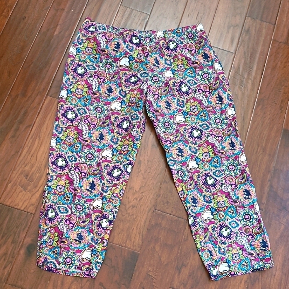 Disney Parks colorful Disney Themed Lounge Pants size XXL